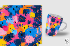 Colorful Acrylic Painted Floral Seamless Patterns Product Image 2