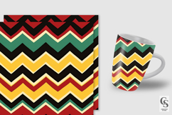 Juneteenth Chevron Zigzag Digital Papers Seamless Patterns Product Image 5