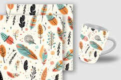 Abstract Boho Doodle Pattern Digital Papers Product Image 5