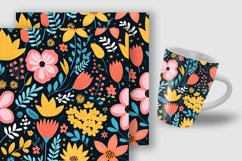 Spring Floral Garden Seamless Pattern Digital Papers Product Image 5