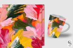 Abstract Painted Flowers Digital Papers Product Image 3