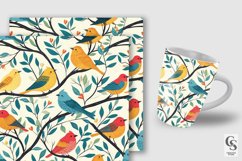 Spring Chirping Birds Seamless Patterns Product Image 4