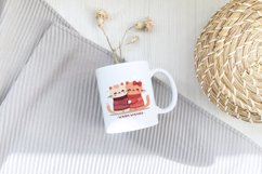 Funny cat celebrates Christmas.Stickers and Sublimation PNG. Product Image 6