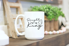 Daughter of the King SVG, Christian Faith Cut File Product Image 3
