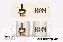 I love you mom Mug Wrap Design / Mother's Day Mug Wrap #10 Product Image 1