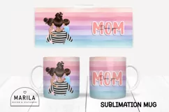 I love you mom Mug Wrap Design / Mother's Day Mug Wrap #25 Product Image 1