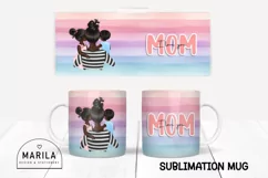 I love you mom Mug Wrap Design / Mother's Day Mug Wrap #29 Product Image 1