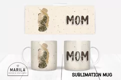 I love you mom Mug Wrap Design / Mother's Day Mug Wrap #8 Product Image 1