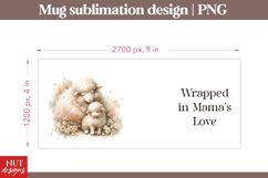 Mothers day Mug Sheep mother &amp; baby Mug Mothers day quotes Product Image 2