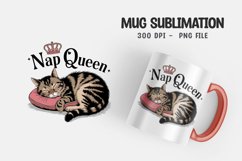 Cat sarcastic quote mug sublimation Product Image 1