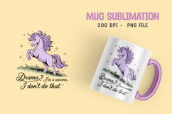 UNICORN SARCASTIC QUOTE SUBLIMATION mug design Product Image 1