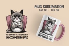 CAT SARCASTIC QUOTE SUBLIMATION mug design Product Image 1