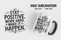 Inspirational quotes mug design png Product Image 1