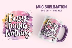 Positive Saying Quote with Flower Mug Sublimation PNG Product Image 1