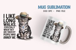 CAT SARCASTIC QUOTE SUBLIMATION mug design Product Image 1