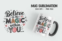 Inspirational quotes mug design png Product Image 1