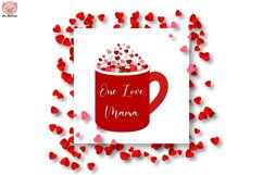 Mug One Love Mama svg Product Image 3