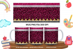 11oz &amp; 15oz Mug Leopard Design Teacher Life School Pencil Product Image 1