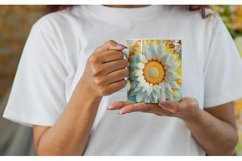 3D Sunflower Mug Wrap| Mug sublimation design Product Image 2