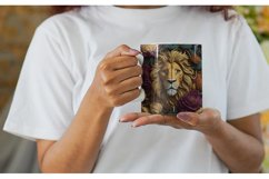 3D Lion Floral | Mug sublimation design Product Image 8