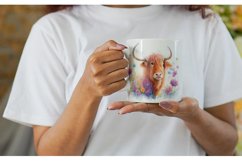Highland Cow | Mug sublimation design Product Image 2