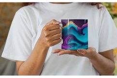3D Wavy Fluid Hologram | Mug sublimation design Product Image 2