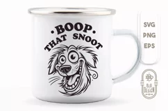 Cute Dog Saying SVG File | Cute Dog Badge SVG File Product Image 2