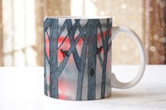 Mug Red Birds Sublimation