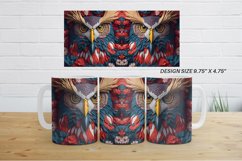 4th Of July | 3D Owl American Patriotic Mug Wrap Product Image 3