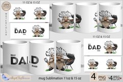 Best Dad Ever mug Sublimation| African American gnome cook Product Image 1
