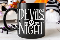 Devils Night Halloween Sign Product Image 4