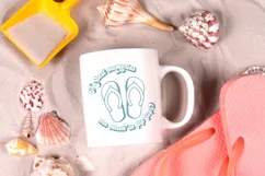 The best memories are made in Flip Flops| Vintage Summer SVG Product Image 2