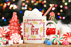 Scandinavian Christmas Deer | Christmas SVG Product Image 3