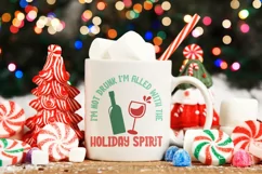 I'm not drunk I'm filled with the holiday spirit Product Image 2