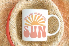 Girls just wanna have sun | Retro summer SVG Product Image 2