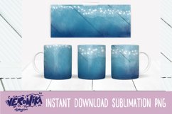 Blue mug. Ocean. Mug sublimation bundle Product Image 2