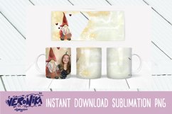 Gnome mug sublimation. Valentine Photo frame Product Image 2