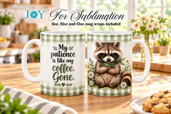 SARCASTIC QUOTE SUBLIMATION MUG DESIGN, COFFEE MUG WRAP Product Image 1