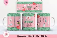 Mug Sublimation Nurse Bundle, Doctor PNG, Medical PNG,  Nurse Mug Doctor PNG,  Mug Wrap
