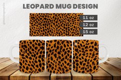 Leopard Mug Wrap Sublimation |11oz, 12oz &amp; 15oz Product Image 1