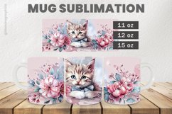 Cute Cat Sublimation |11oz, 12oz &amp; 15oz Product Image 1