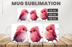 Singing Birds Mug Wrap Sublimation |11oz, 12oz &amp; 15oz Product Image 1