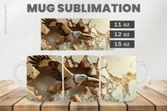 Eagle Mug Wrap Sublimation |11oz, 12oz &amp; 15oz Product Image 1