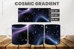 Cosmic Gradient Mug Wrap Sublimation |11oz, 12oz &amp; 15oz Product Image 1