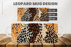 Leopard Mug Wrap Sublimation |11oz, 12oz &amp; 15oz Product Image 1
