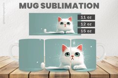 Cat Mug Wrap Sublimation |11oz, 12oz &amp; 15oz Product Image 1