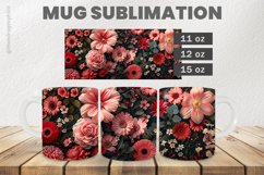 Roses Mug Wrap Sublimation |11oz, 12oz &amp; 15oz Product Image 1