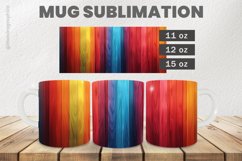 Colorful Stripes Mug Wrap Sublimation |11oz, 12oz &amp; 15oz Product Image 1