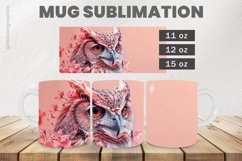 Owl Mug Wrap Sublimation |11oz, 12oz &amp; 15oz Product Image 1