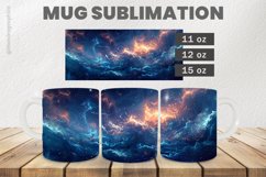 Ocean Mug Wrap Sublimation |11oz, 12oz &amp; 15oz Product Image 1